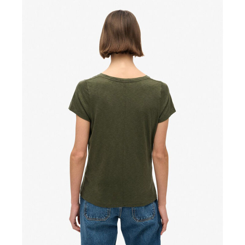 Superdry Scoop Neck Tee image number 1